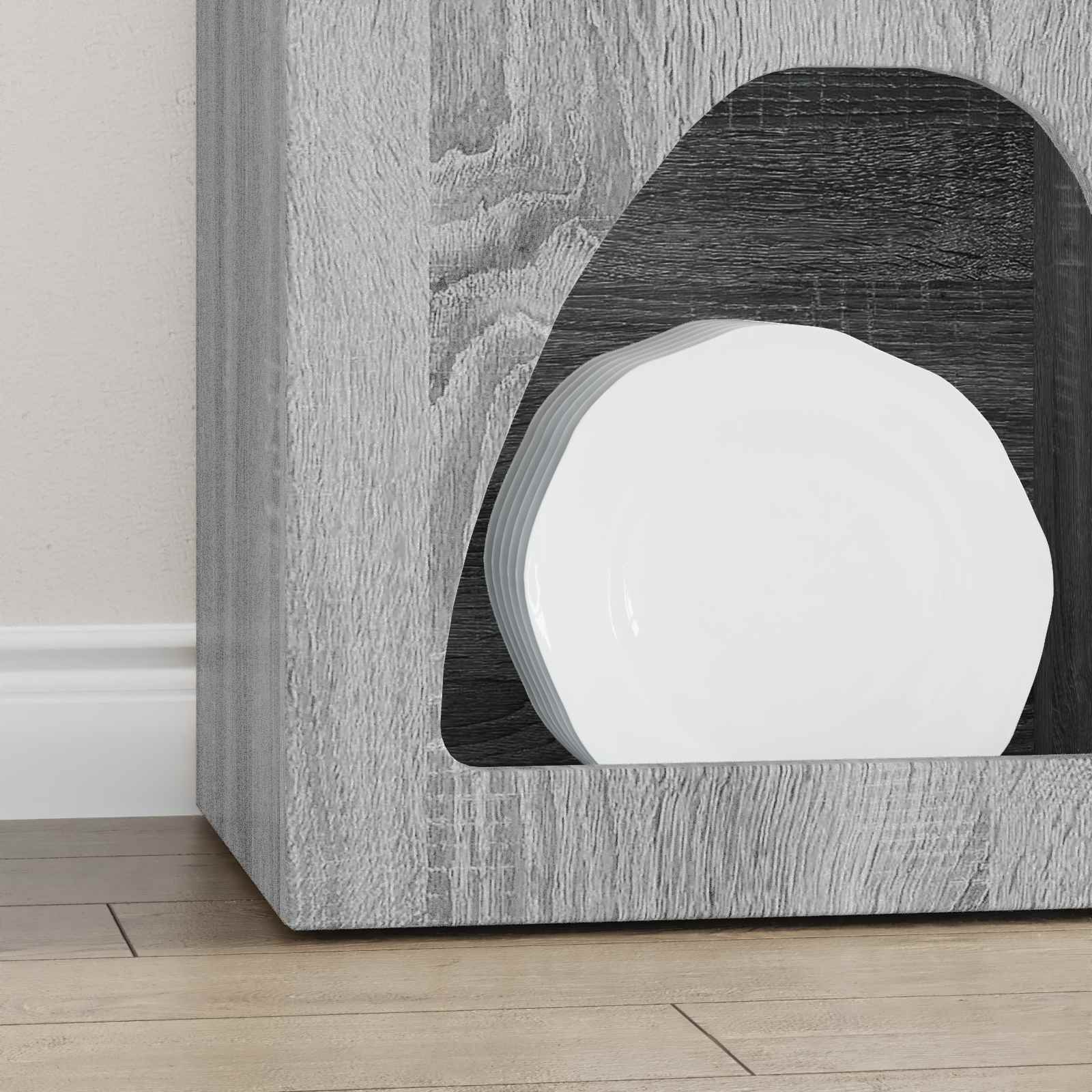 Buffet Gris Sonoma 40 x 35 x 100.5 cm Bois d'ingénierie - XIOS