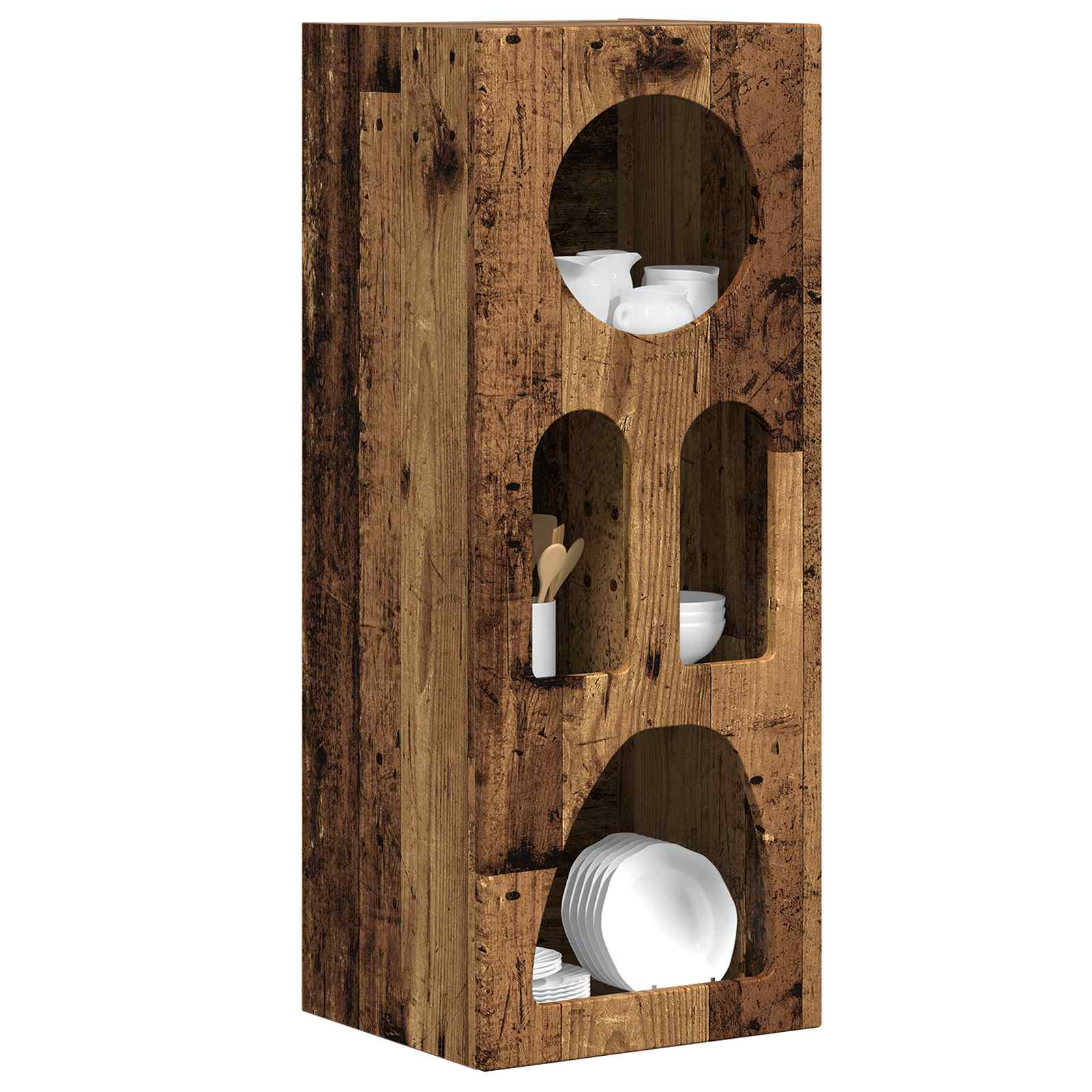 Buffet Bois ancien 40 x 35 x 100.5 cm Bois d'ingénierie - XIOS