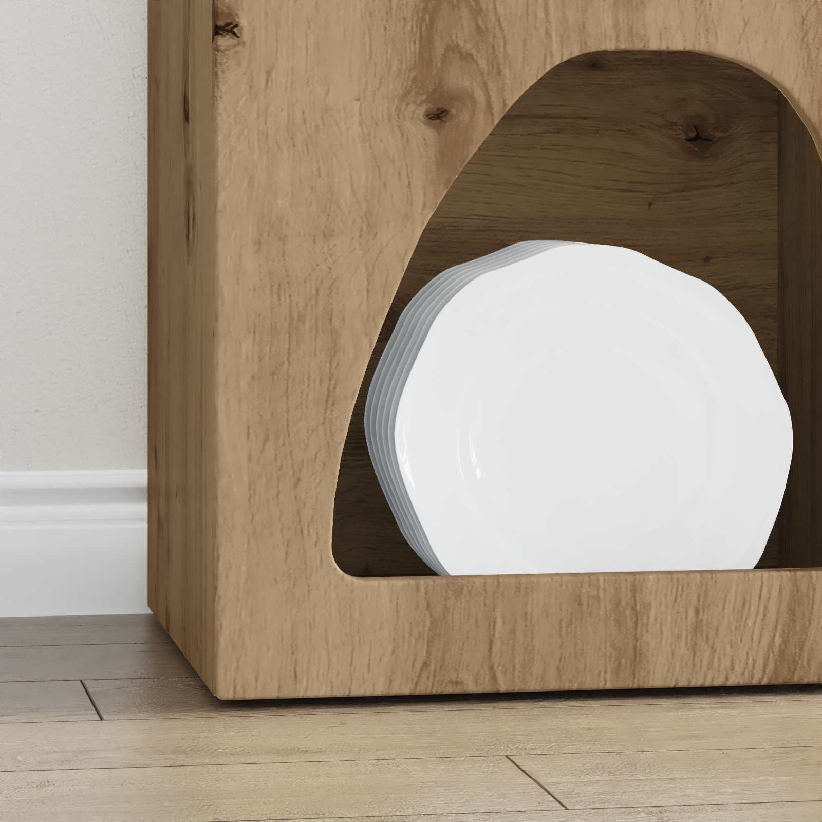Buffet Chêne artisanal 40 x 35 x 100.5 cm Bois d'ingénierie - XIOS