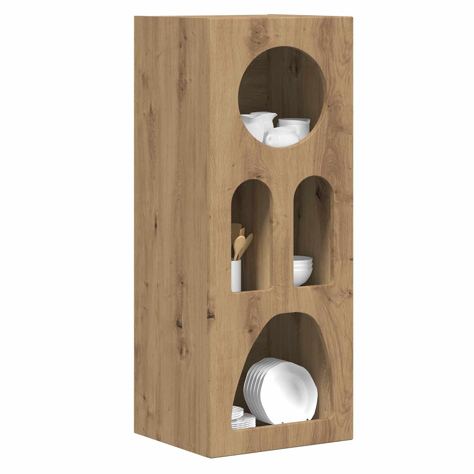 Buffet Chêne artisanal 40 x 35 x 100.5 cm Bois d'ingénierie - XIOS