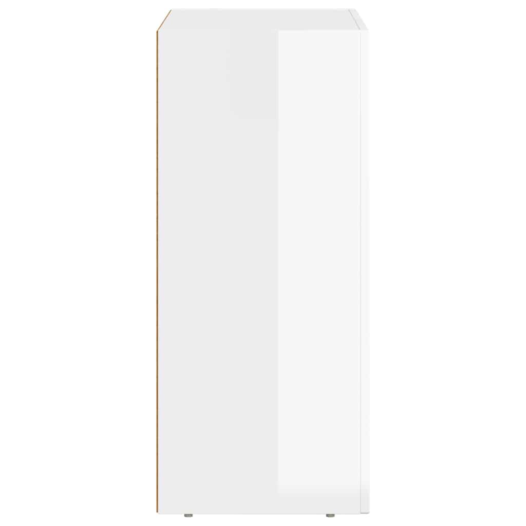 Buffet Blanc brillant 59 x 35 x 80,5 cm Bois d'ingénierie - XIOS