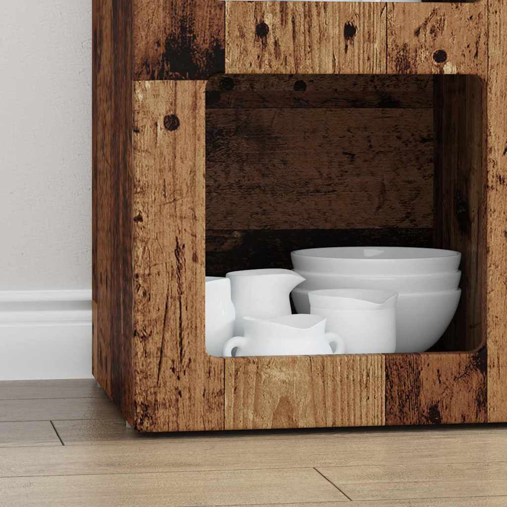 Buffet Bois ancien 59 x 35 x 80,5 cm Bois d'ingénierie - XIOS