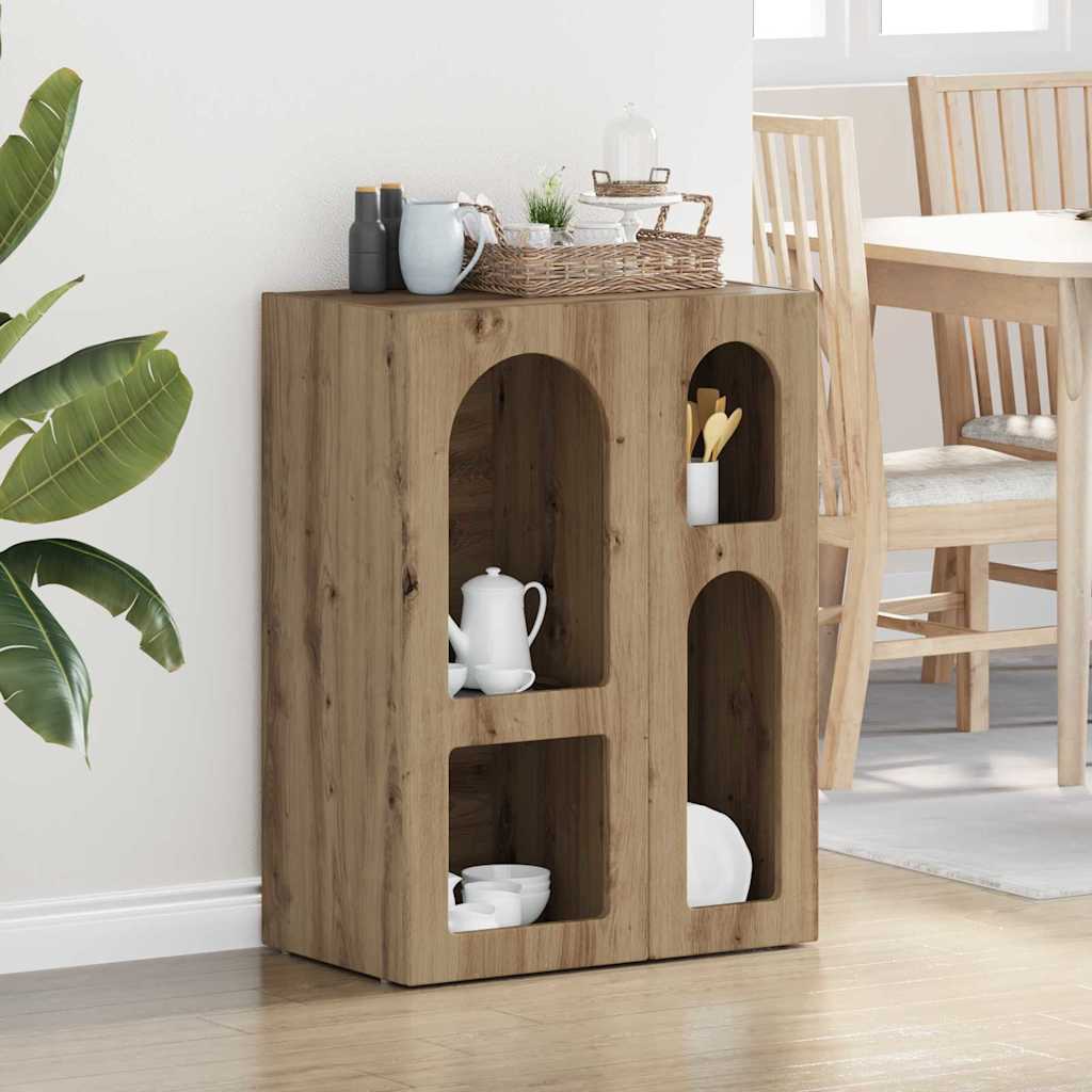 Buffet Chêne artisanal 59 x 35 x 80,5 cm Bois d'ingénierie - XIOS