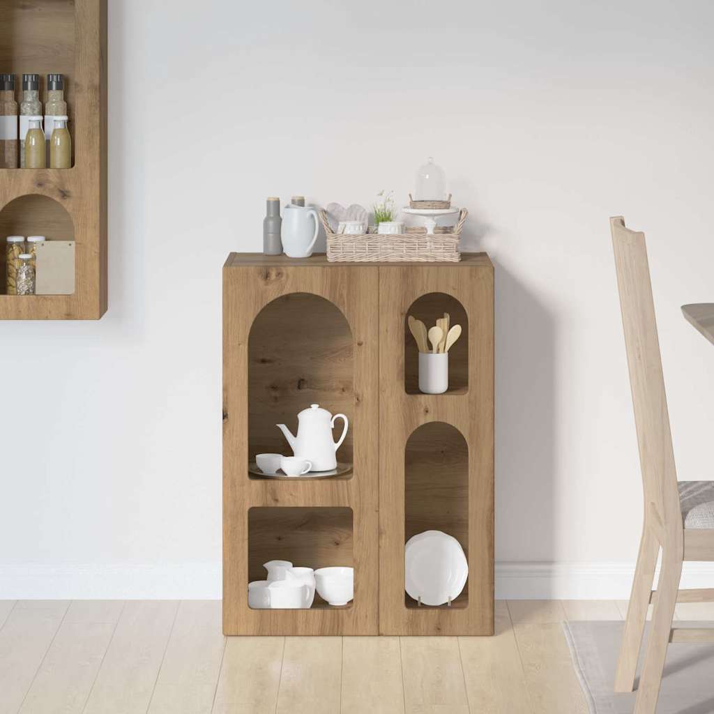 Buffet Chêne artisanal 59 x 35 x 80,5 cm Bois d'ingénierie - XIOS
