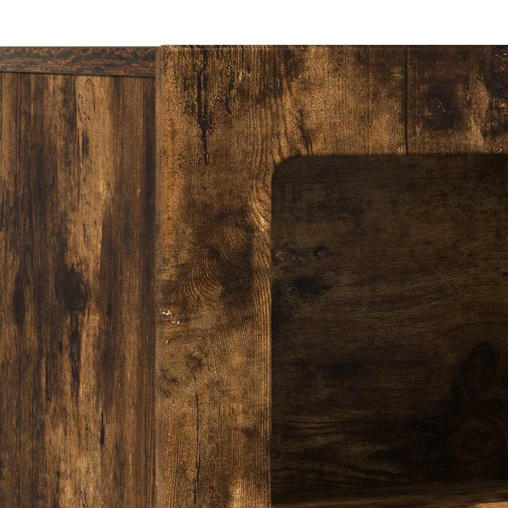 Buffet Chêne fumé 80,5 x 35 x 59 cm Bois d'ingénierie - XIOS