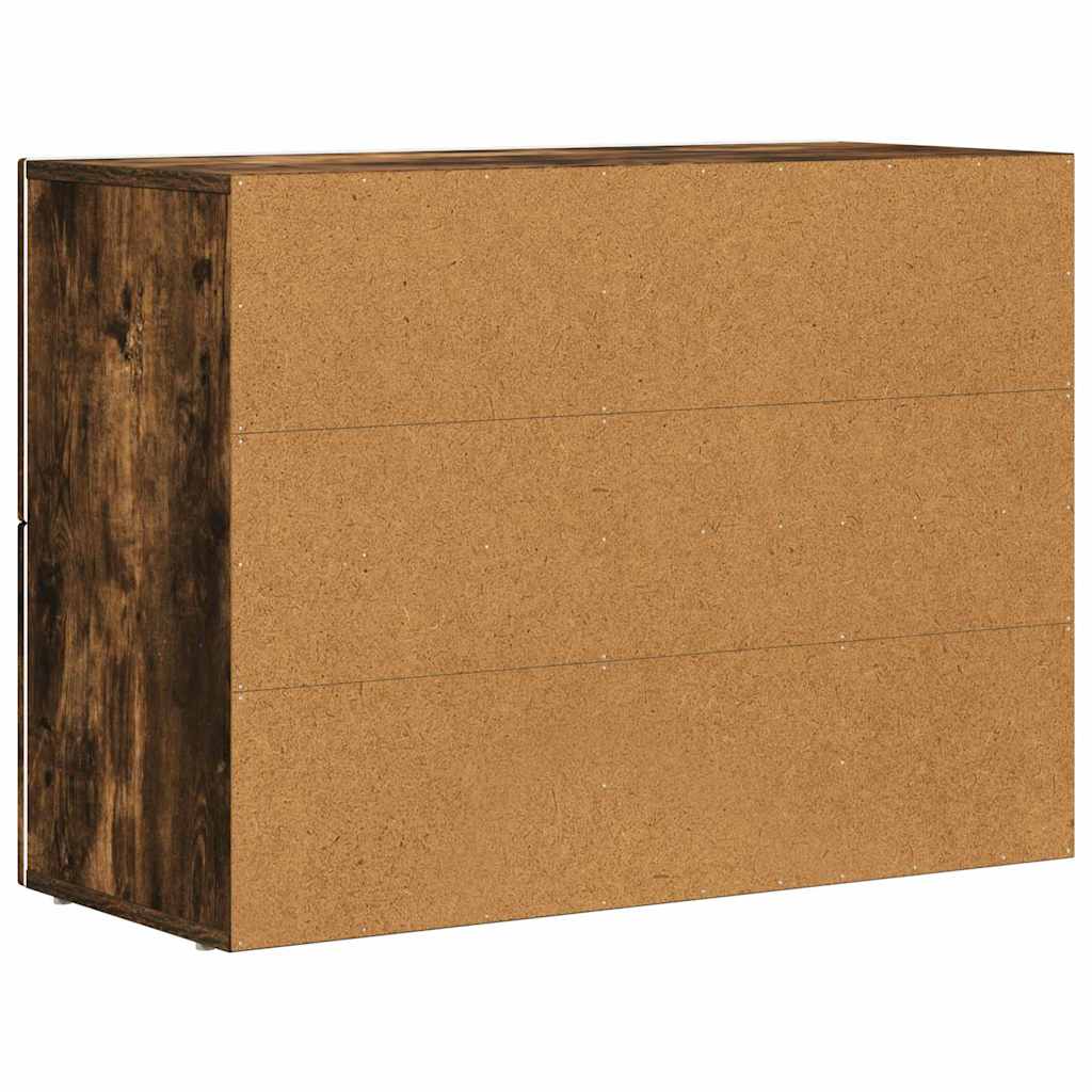 Buffet Chêne fumé 80,5 x 35 x 59 cm Bois d'ingénierie - XIOS