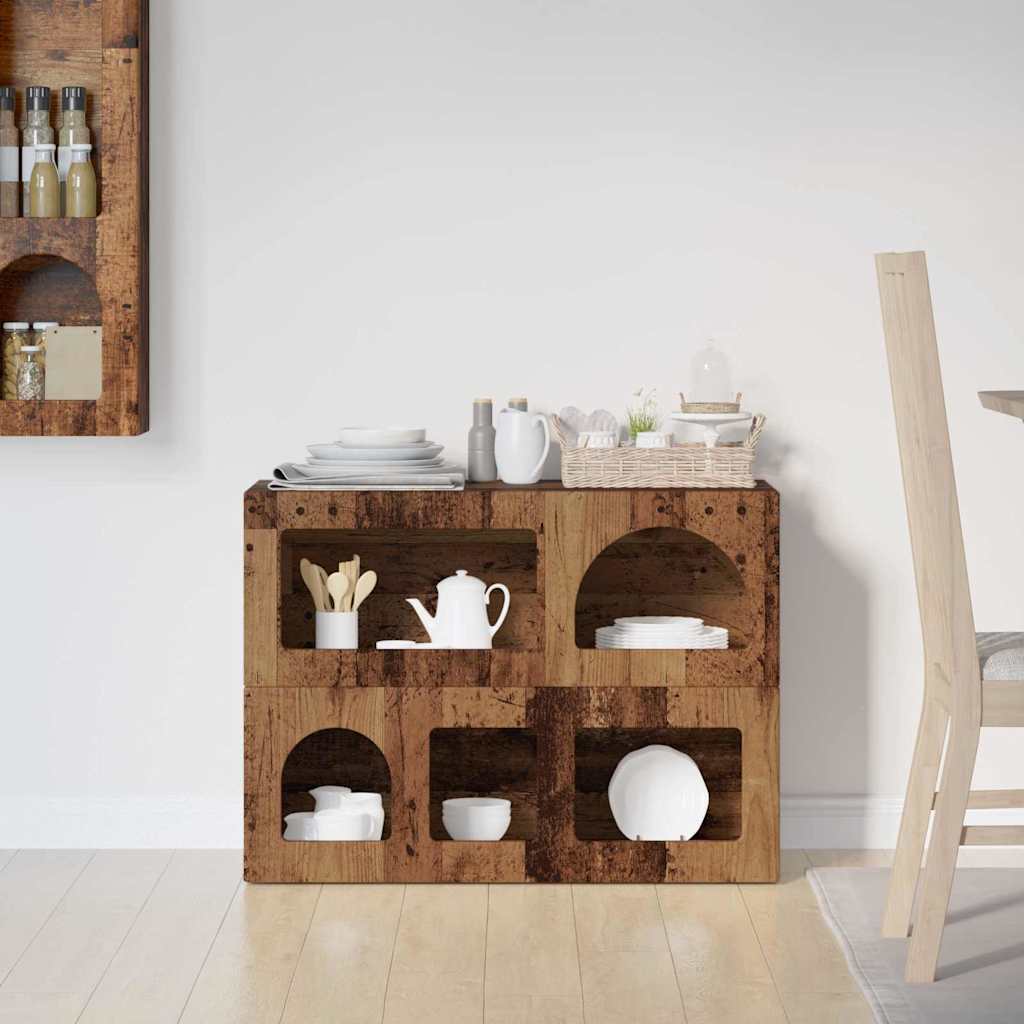 Buffet Bois ancien 80,5 x 35 x 59 cm Bois d'ingénierie - XIOS