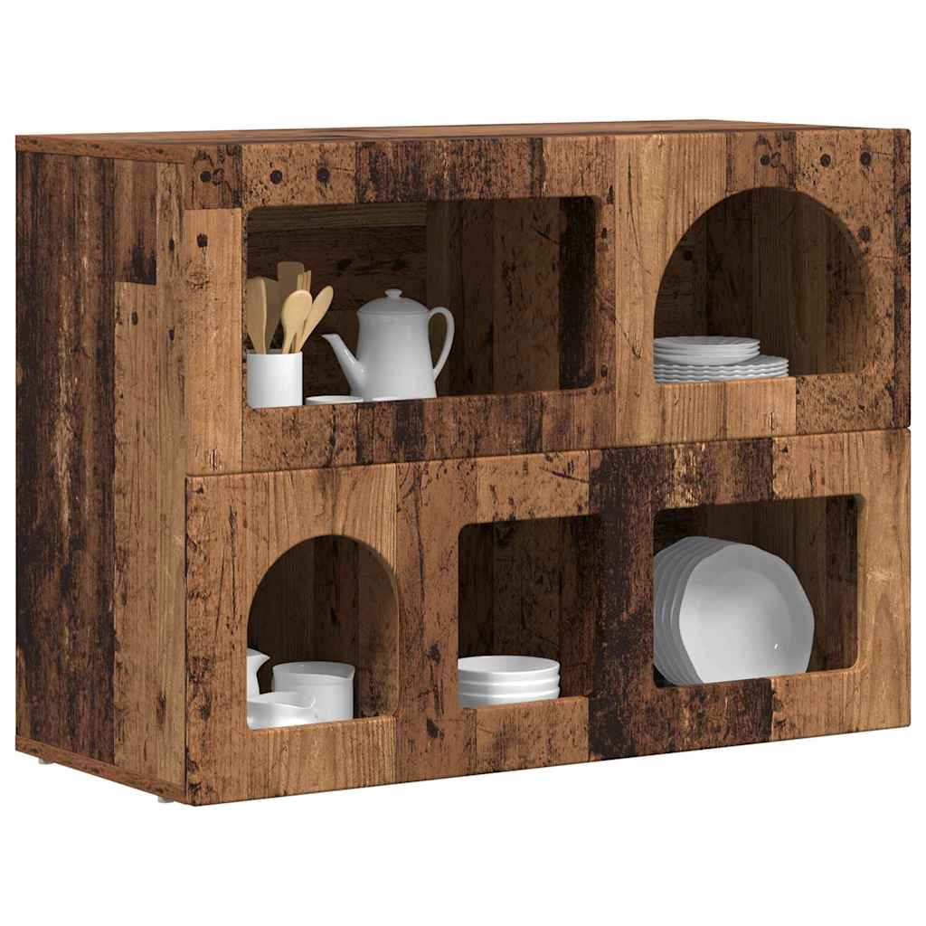 Buffet Bois ancien 80,5 x 35 x 59 cm Bois d'ingénierie - XIOS