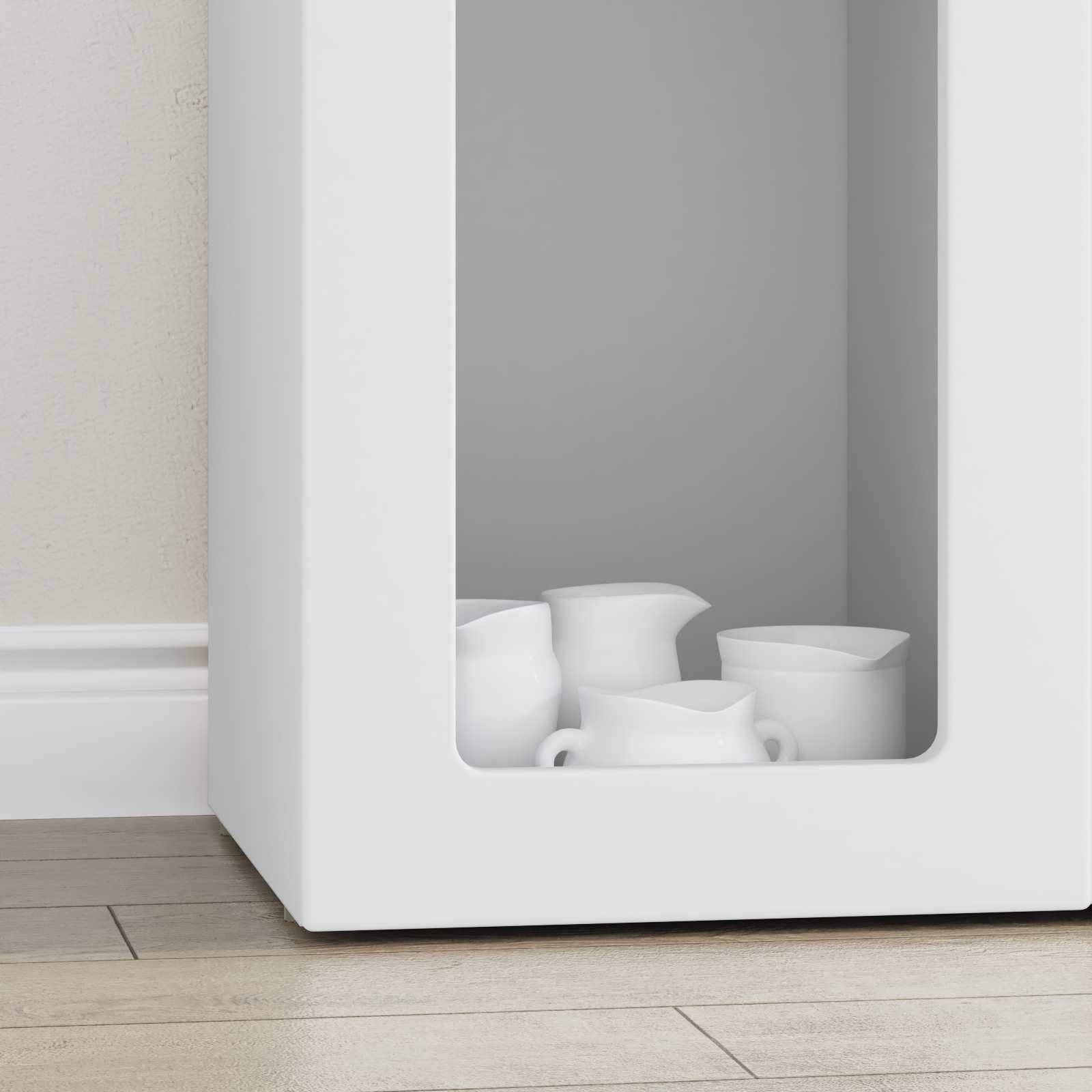 Buffet Blanc 59 x 35 x 100,5 cm Bois d'ingénierie - XIOS