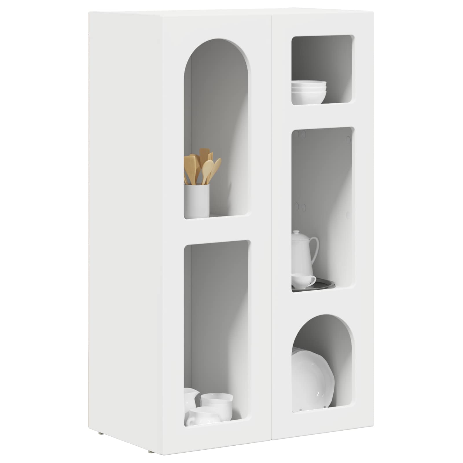 Buffet Blanc 59 x 35 x 100,5 cm Bois d'ingénierie - XIOS