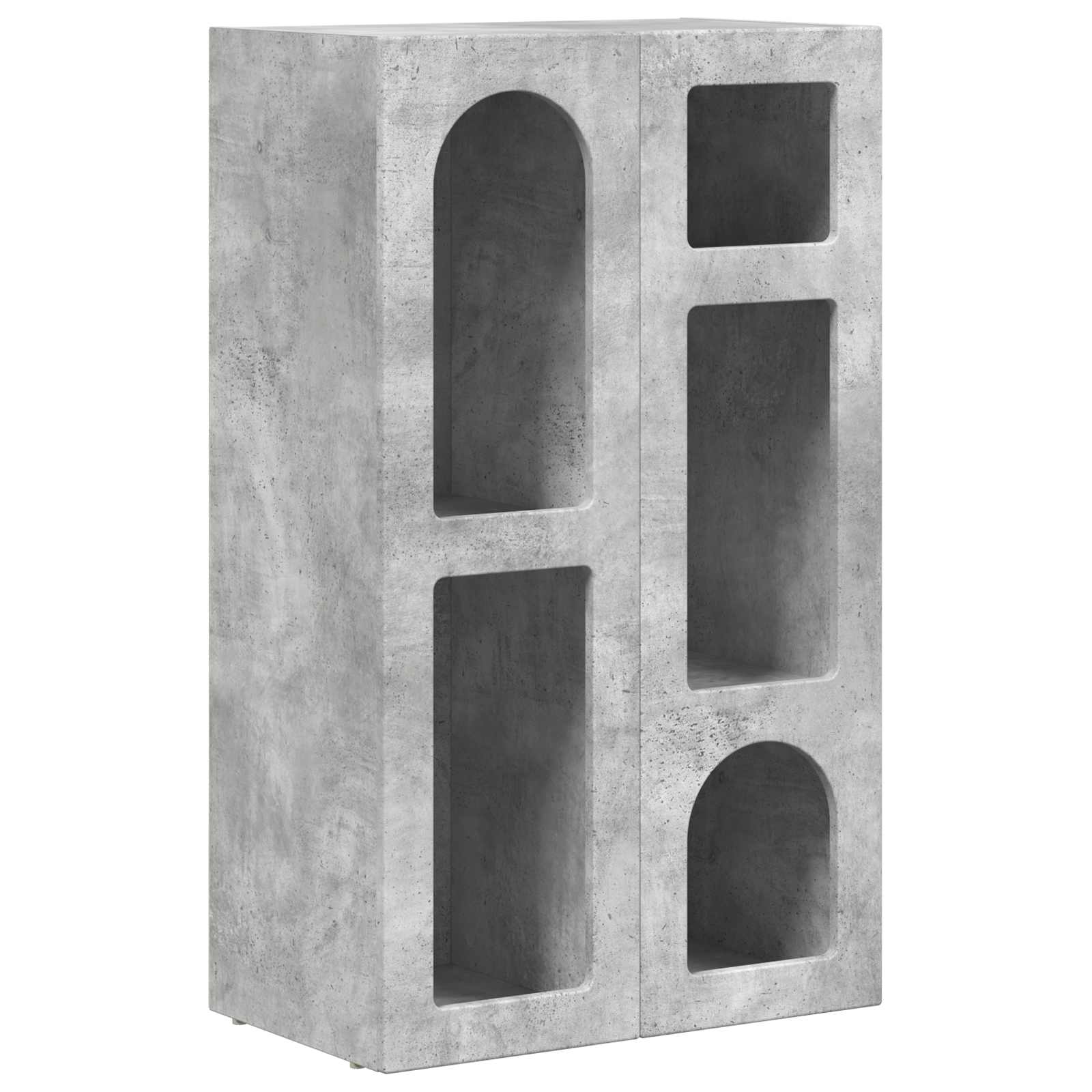 Buffet Gris béton 59 x 35 x 100,5 cm Bois d'ingénierie - XIOS