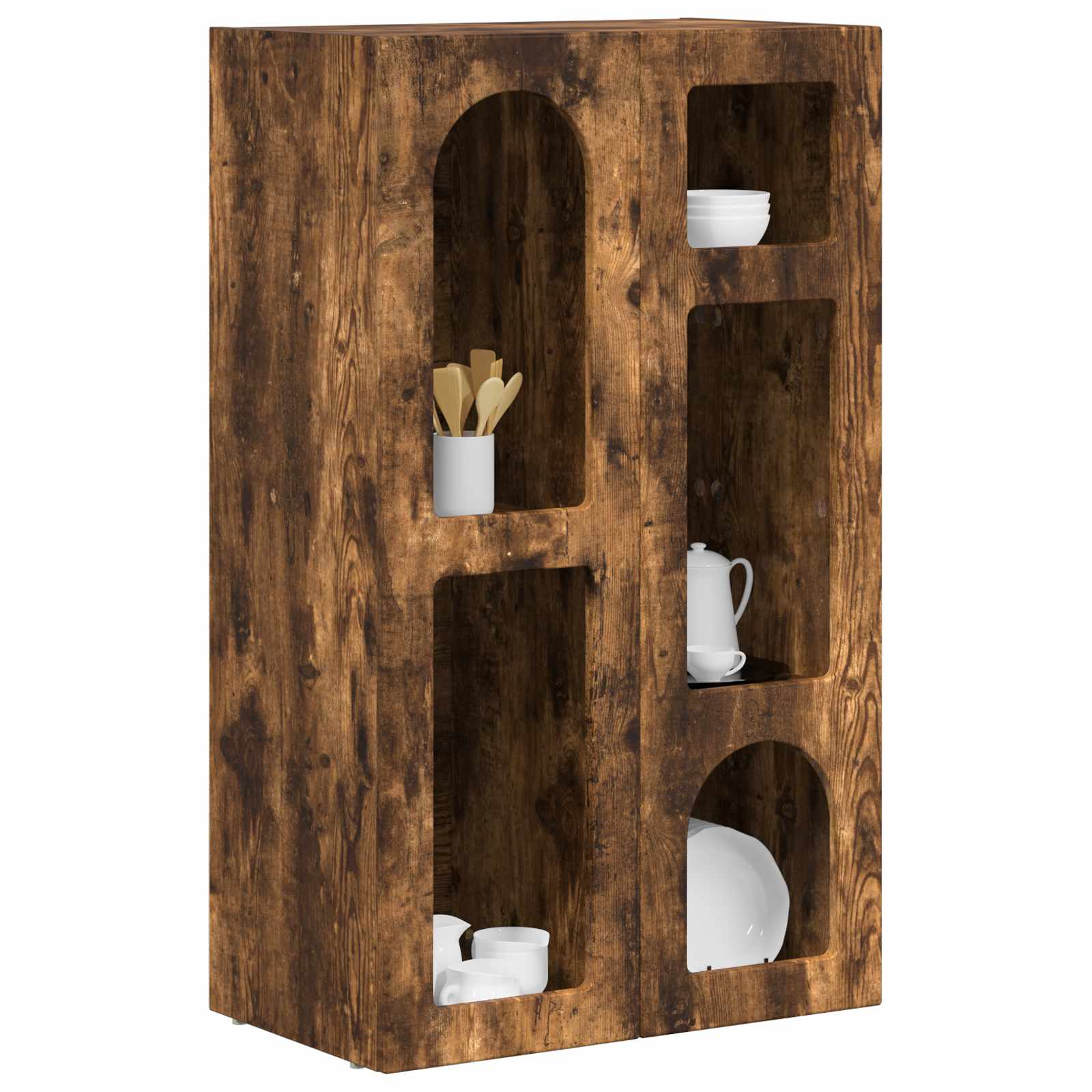 Buffet Chêne fumé 59 x 35 x 100,5 cm Bois d'ingénierie - XIOS