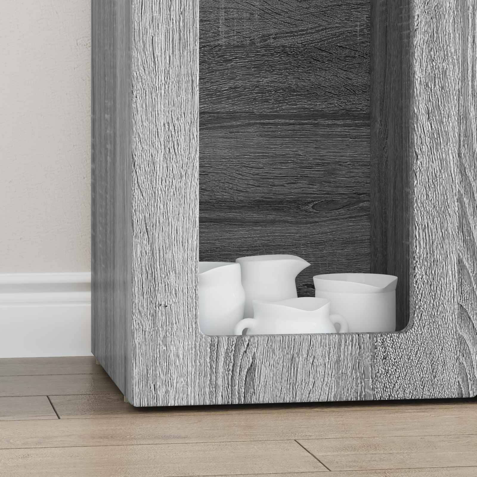 Buffet Gris Sonoma 59 x 35 x 100,5 cm Bois d'ingénierie - XIOS