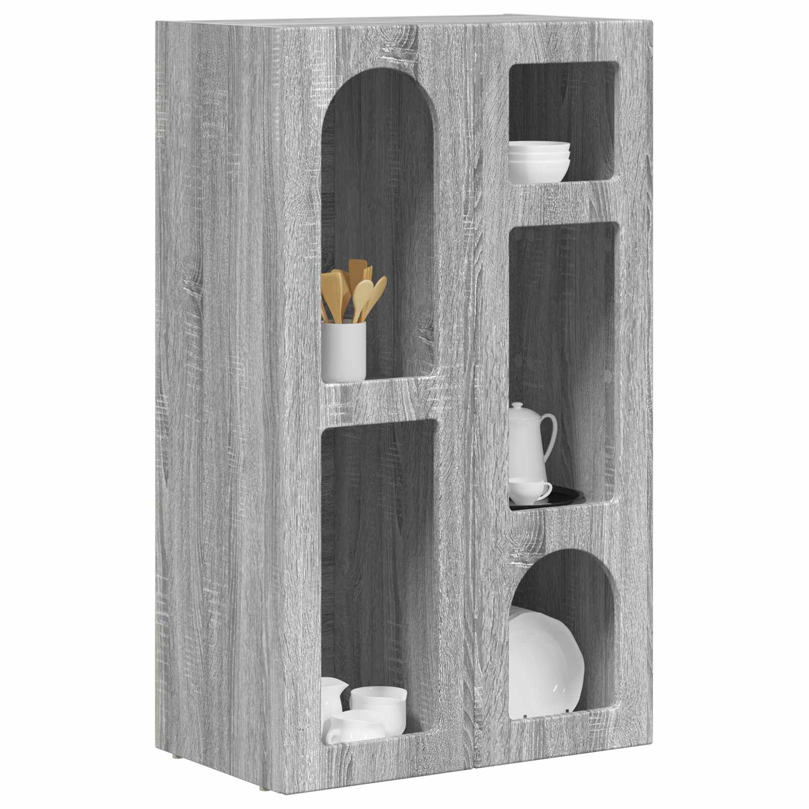Buffet Gris Sonoma 59 x 35 x 100,5 cm Bois d'ingénierie - XIOS