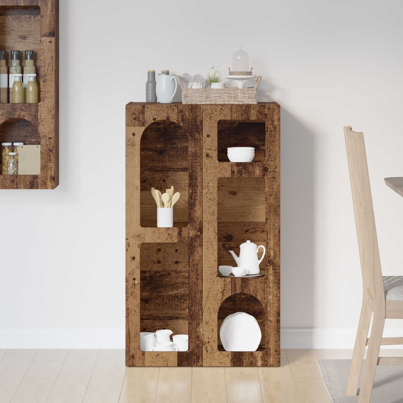 Buffet Bois ancien 59 x 35 x 100,5 cm Bois d'ingénierie - XIOS