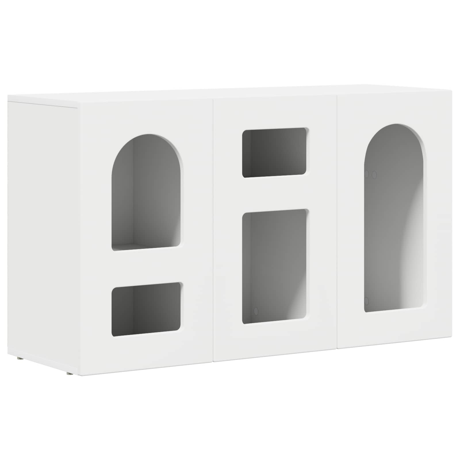 Buffet Blanc 100 x 35 x 59 cm Bois d'ingénierie - XIOS