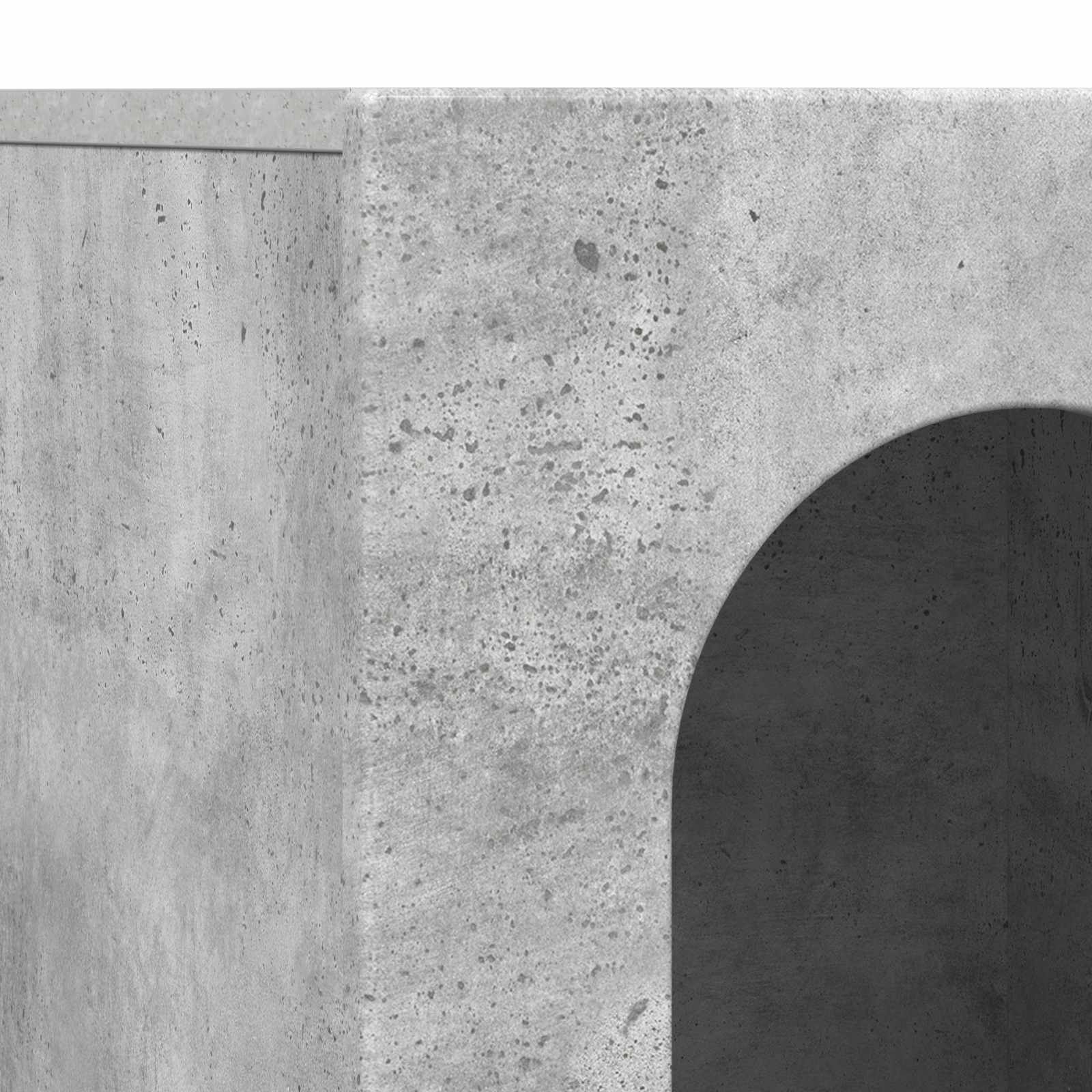 Buffet Gris béton 100 x 35 x 59 cm Bois d'ingénierie - XIOS