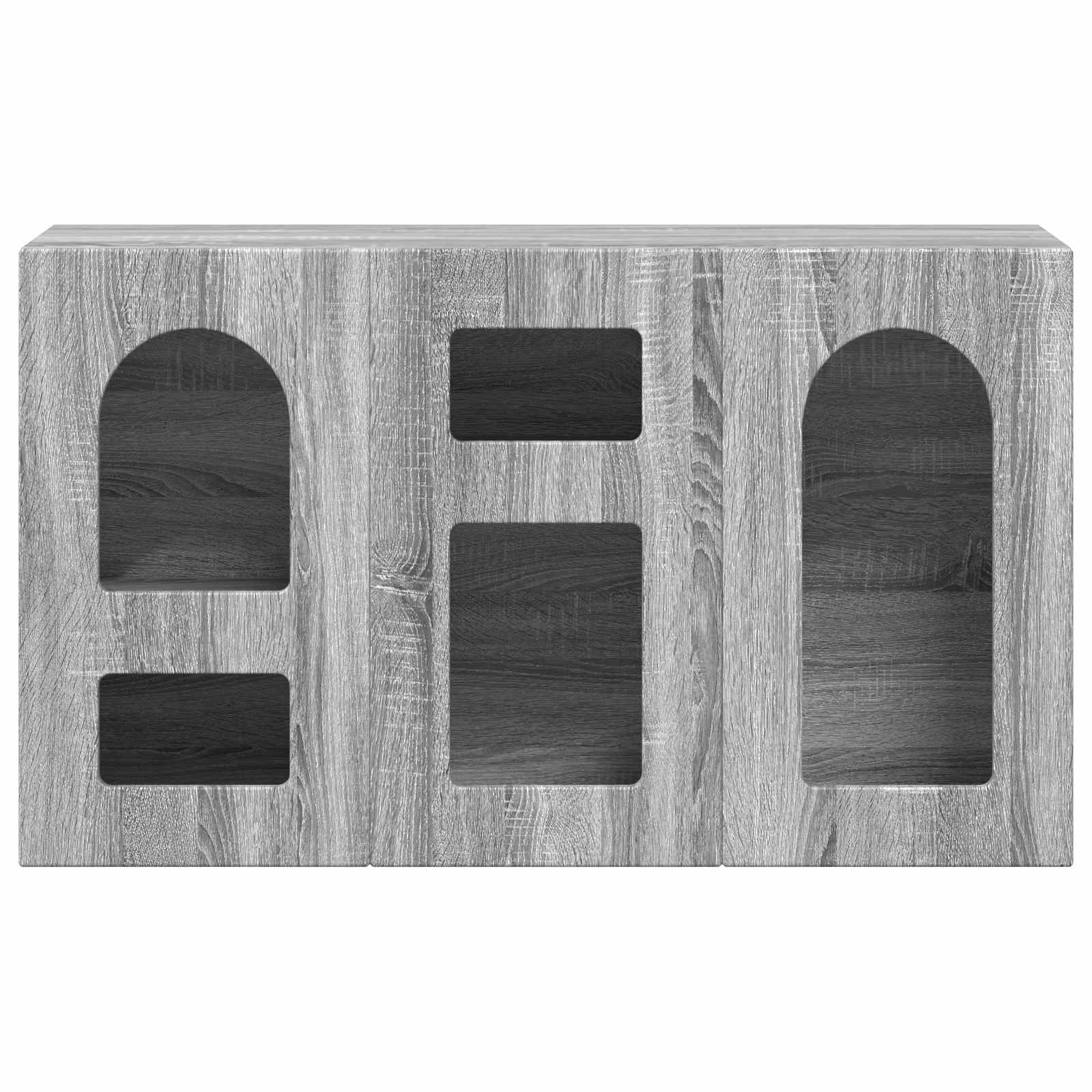 Buffet Gris Sonoma 100 x 35 x 59 cm Bois d'ingénierie - XIOS