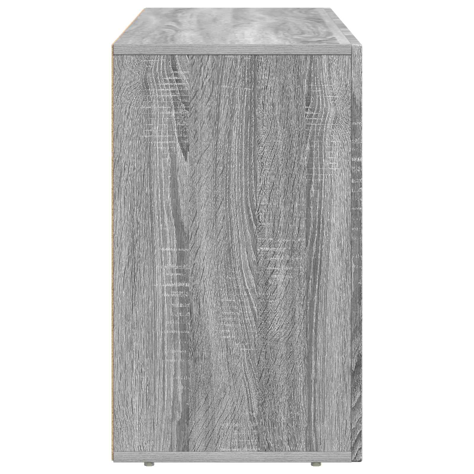 Buffet Gris Sonoma 100 x 35 x 59 cm Bois d'ingénierie - XIOS