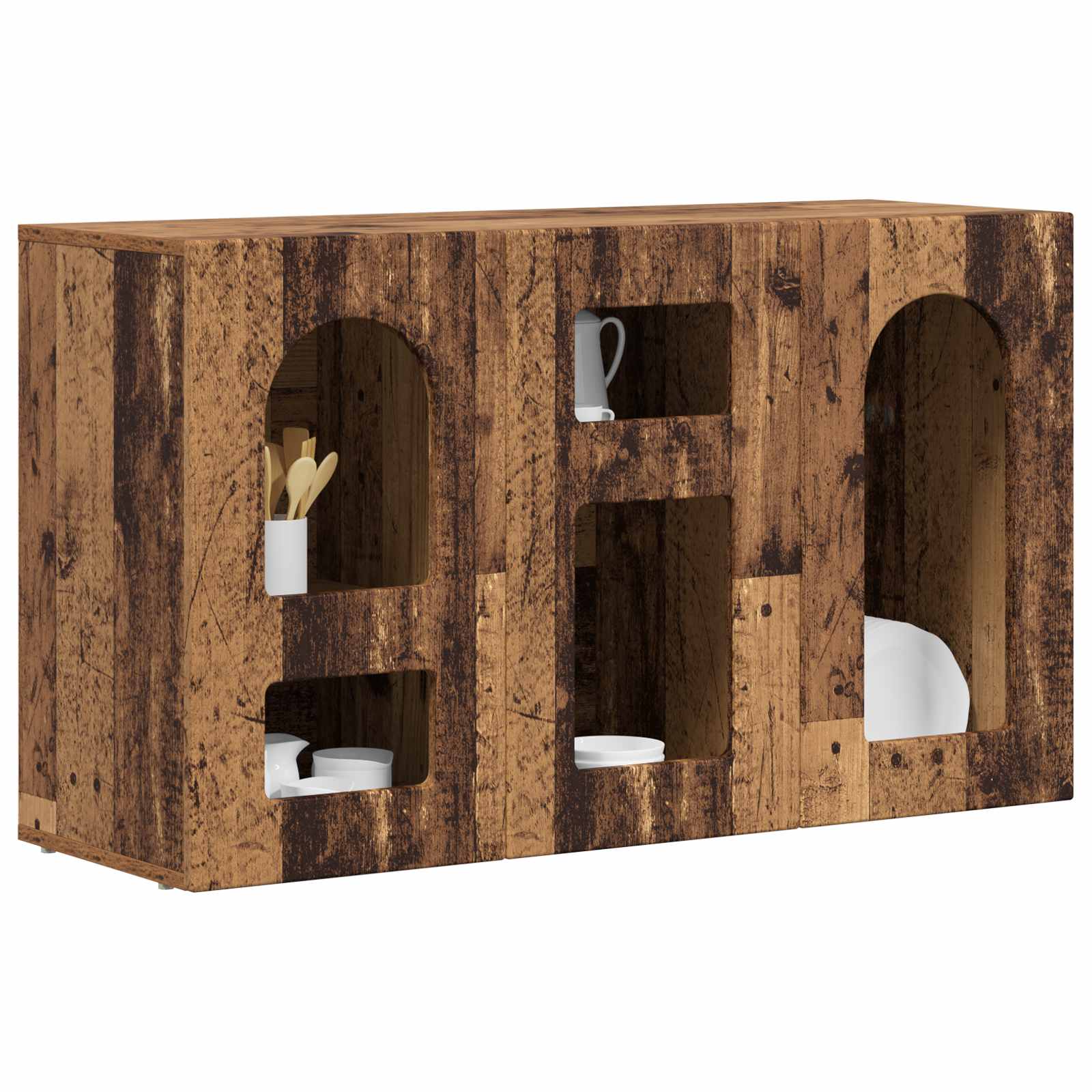 Buffet Bois ancien 100 x 35 x 59 cm Bois d'ingénierie - XIOS
