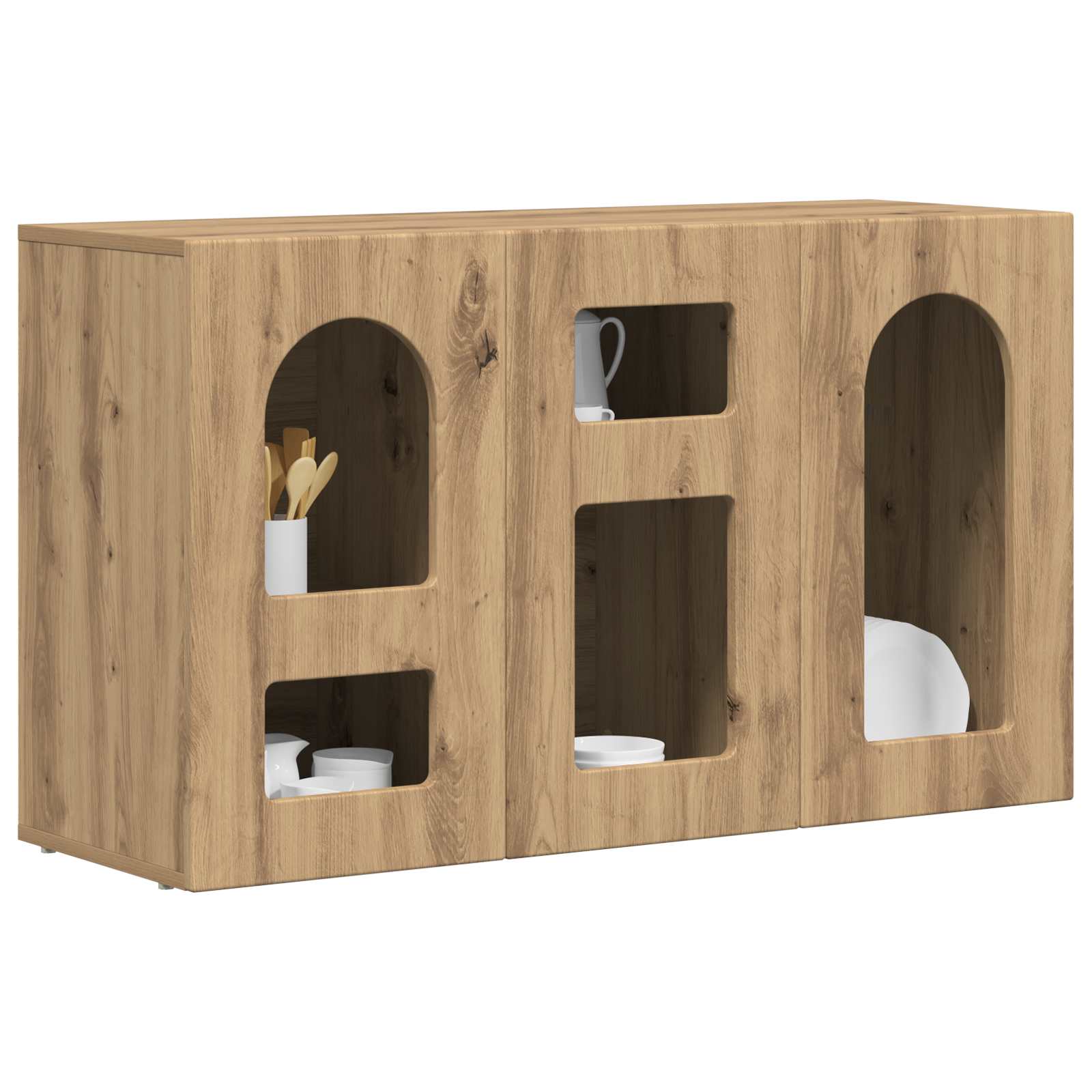 Buffet Chêne artisanal 100 x 35 x 59 cm Bois d'ingénierie - XIOS