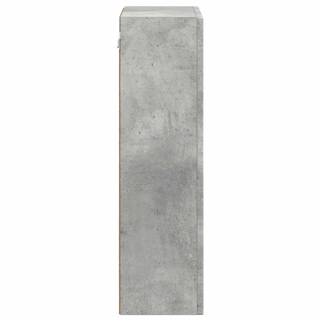 Armoire suspendue avec étagère Gris béton 59 x 20 x 71,5 cm - XIOS
