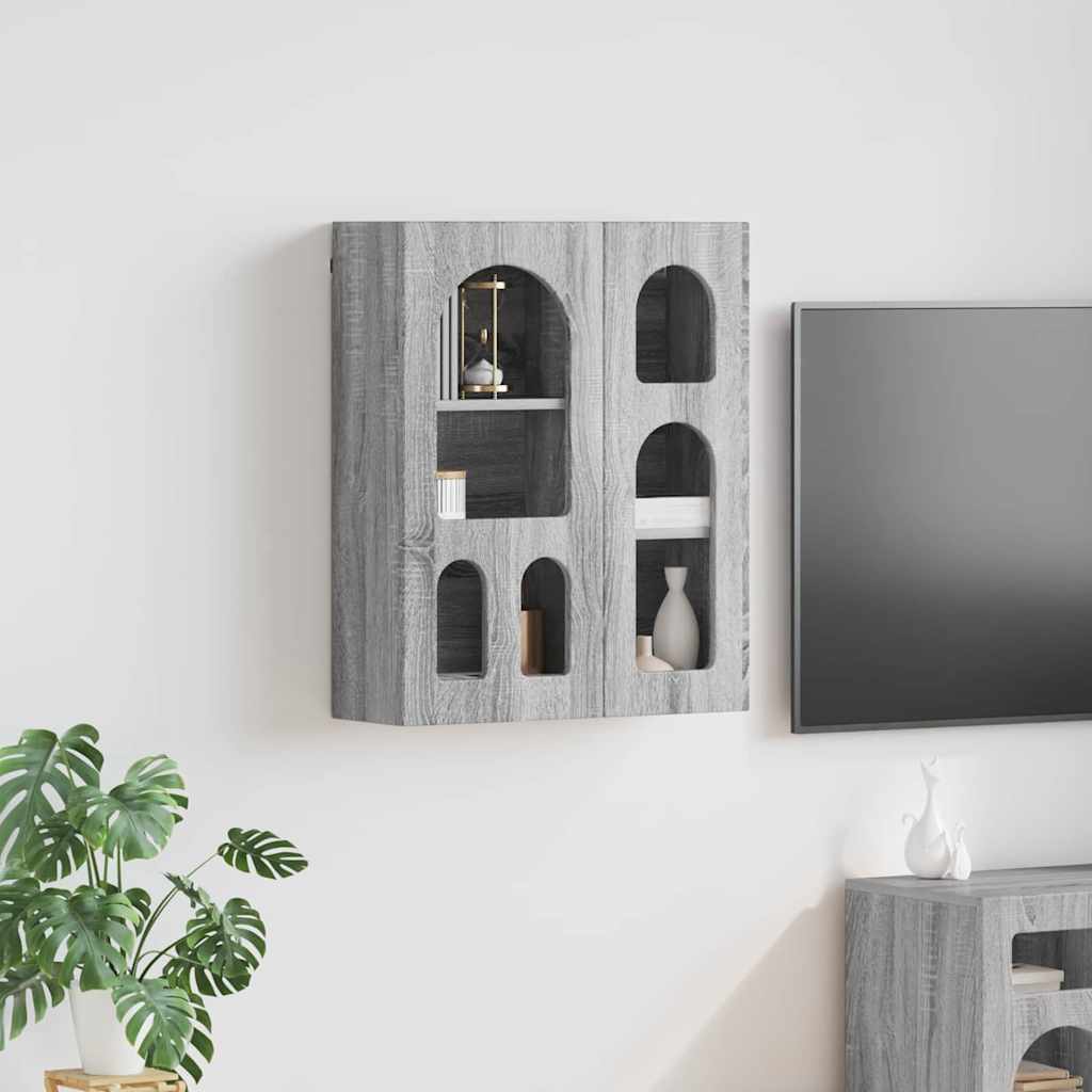 Armoire suspendue avec étagère Gris Sonoma 59 x 20 x 71,5 cm - XIOS