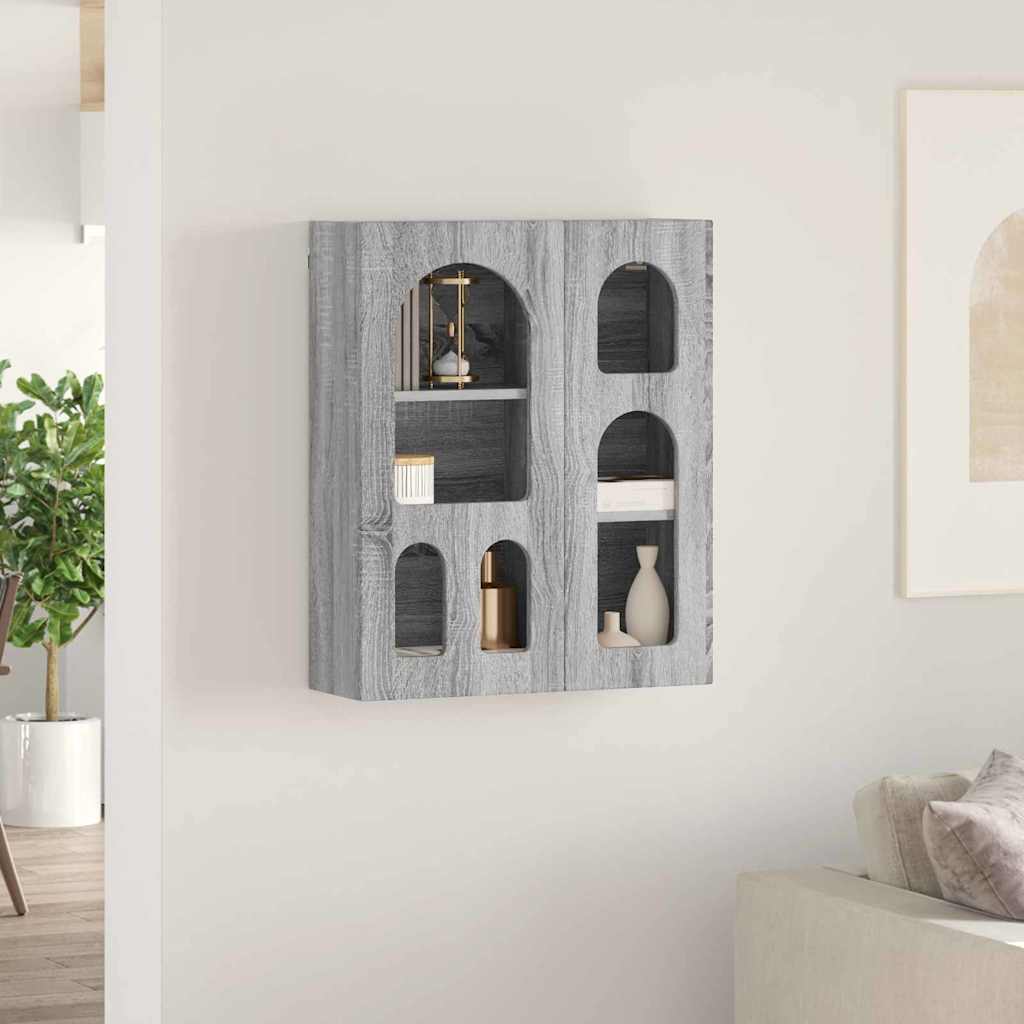 Armoire suspendue avec étagère Gris Sonoma 59 x 20 x 71,5 cm - XIOS