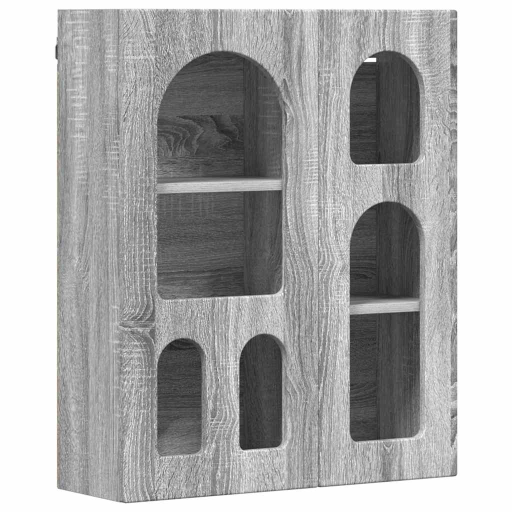 Armoire suspendue avec étagère Gris Sonoma 59 x 20 x 71,5 cm - XIOS