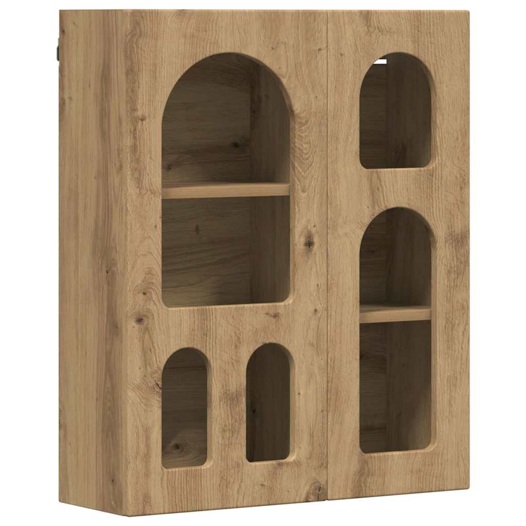 Armoire suspendue Chêne artisanal 59 x 20 x 71,5 cm - XIOS