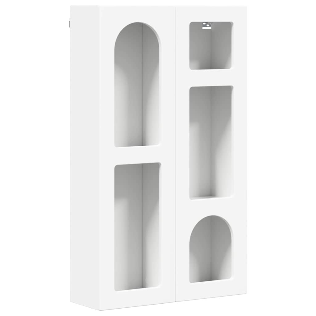 Armoire suspendue Blanc 59 x 20 x 100 cm Bois d'ingénierie - XIOS