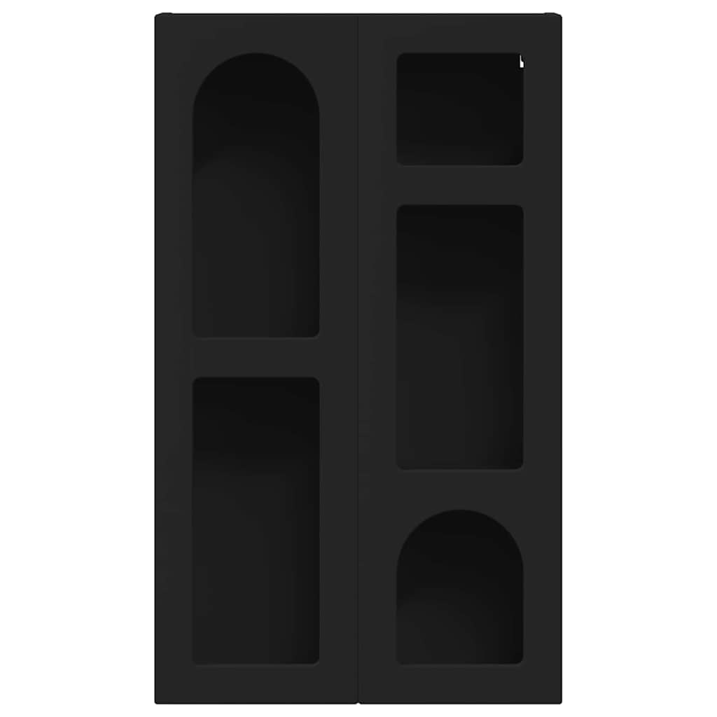 Armoire suspendue Noir 59 x 20 x 100 cm Bois d'ingénierie - XIOS