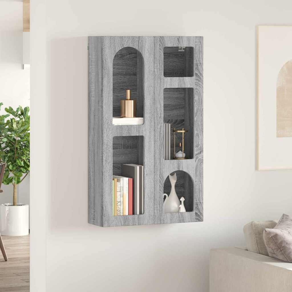 Armoire suspendue avec étagère Gris Sonoma 59 x 20 x 100 cm - XIOS