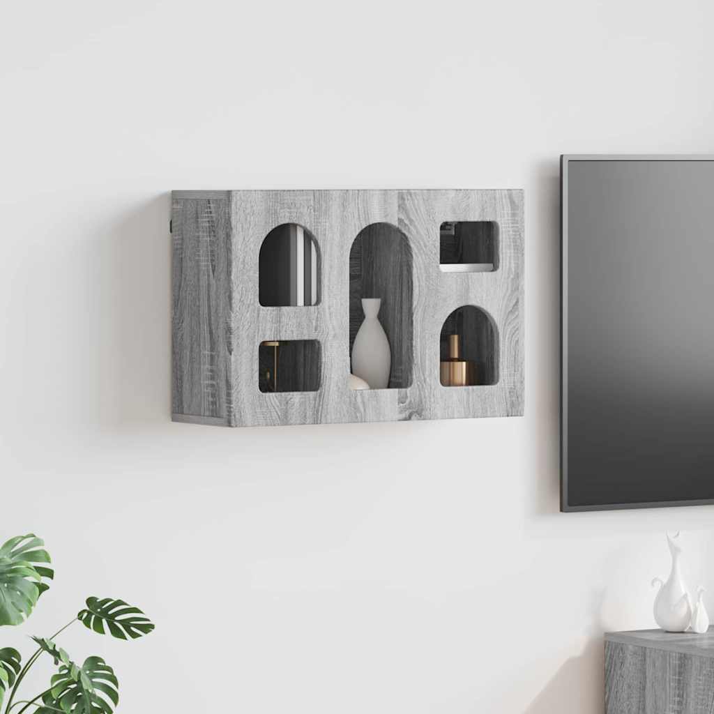 Armoire suspendue Gris Sonoma 60 x 20 x 40 cm Bois d'ingénierie - XIOS