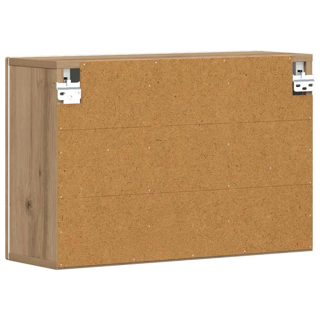 Armoire suspendue avec étagère Chêne artisanal 60 x 20 x 40 cm - XIOS