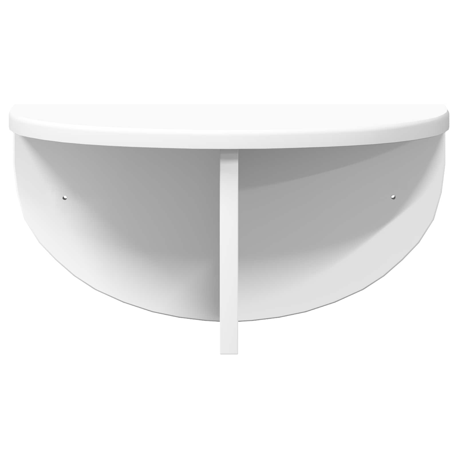 Étagère Murale 2 pcs Blanc 38 x 19 x 19 cm Bois d'ingénierie - XIOS