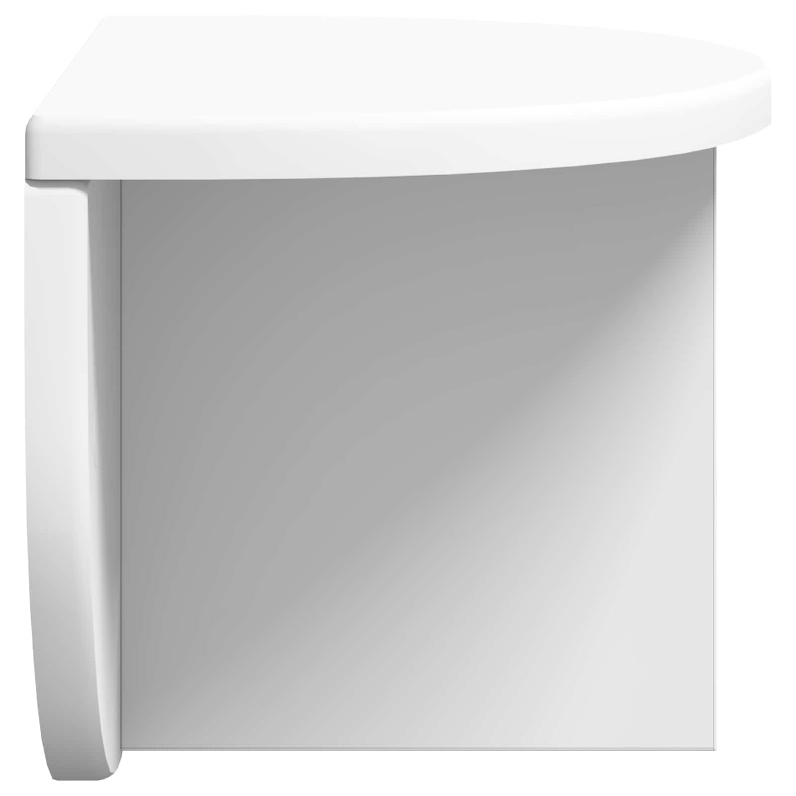 Étagère Murale 2 pcs Blanc 38 x 19 x 19 cm Bois d'ingénierie - XIOS