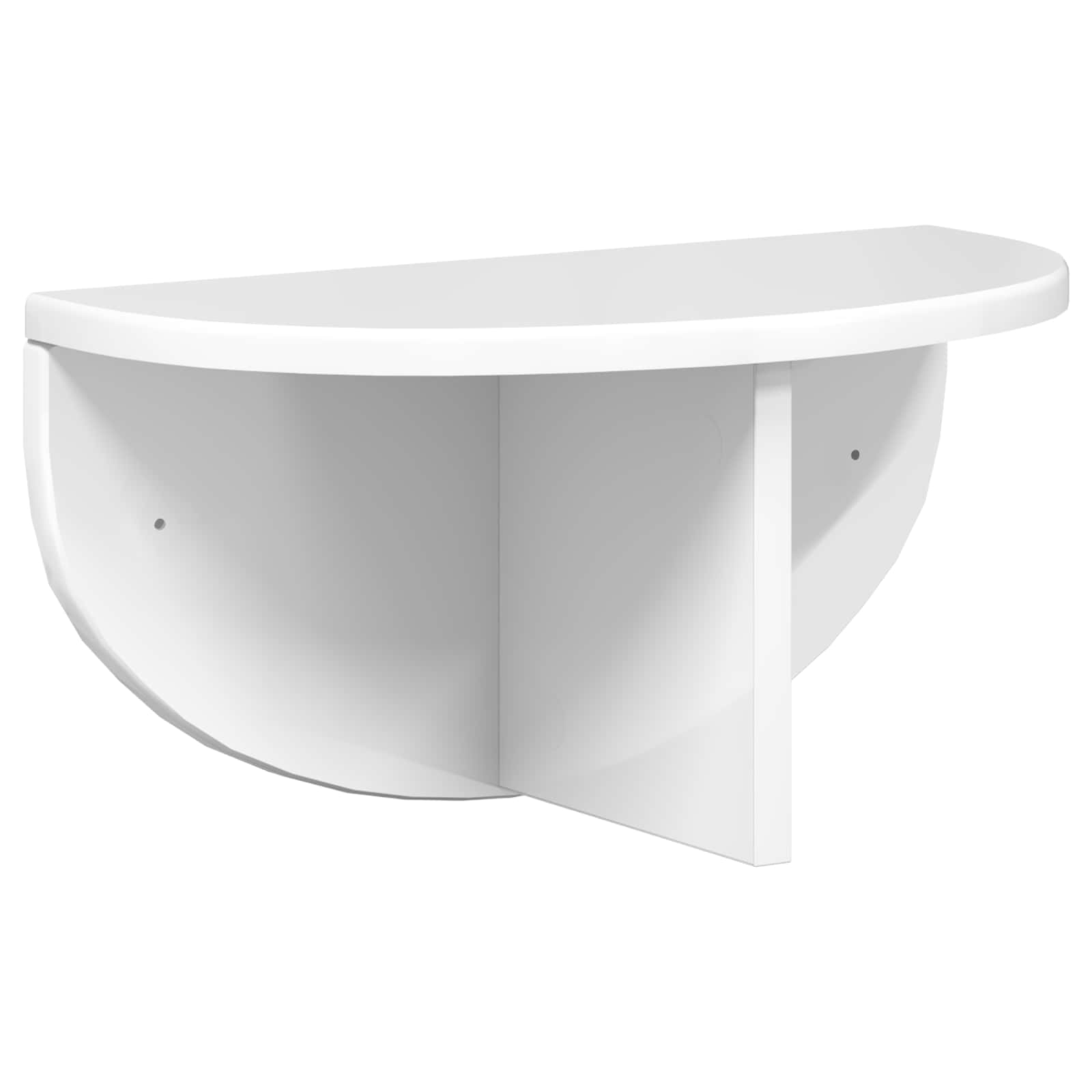 Étagère Murale Blanc brillant 38 x 19 x 19 cm Bois d'ingénierie - XIOS