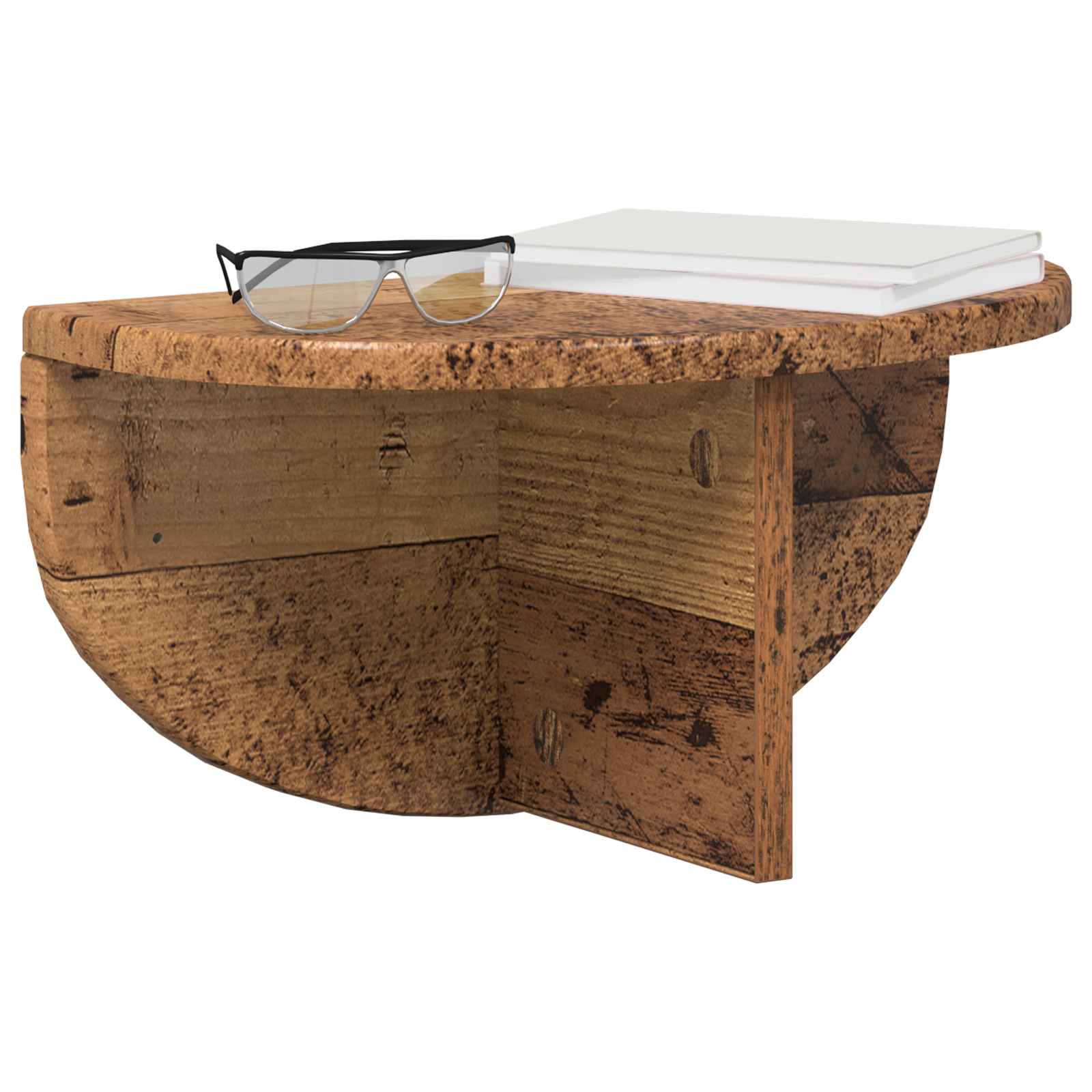 Étagère Murale Montage mural 2 pcs Bois ancien 38 x 19 x 19 cm - XIOS