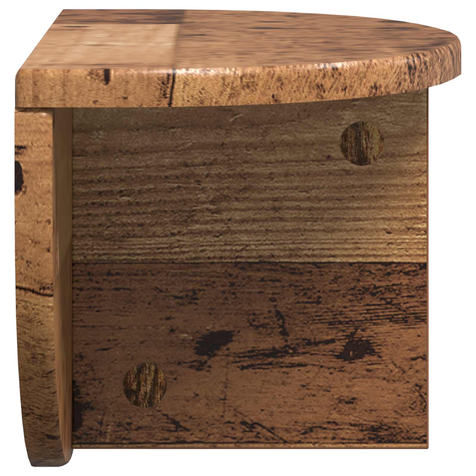 Étagère Murale Montage mural 2 pcs Bois ancien 38 x 19 x 19 cm - XIOS