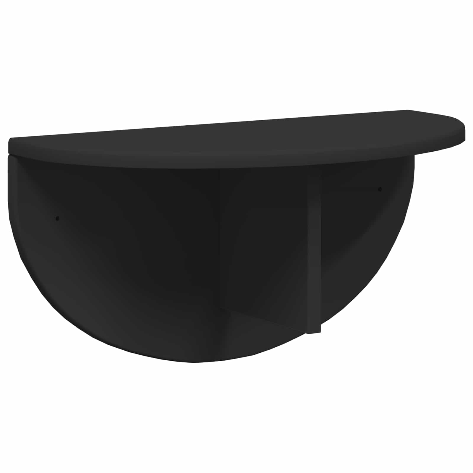 Étagère Murale Noir 48 x 24 x 24 cm Bois d'ingénierie - XIOS
