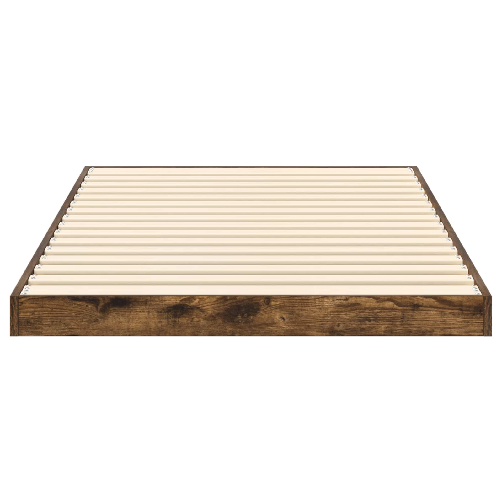Cadre de lit surélevé Chêne fumé 80 x 200 cm Bois d'ingénierie - XIOS