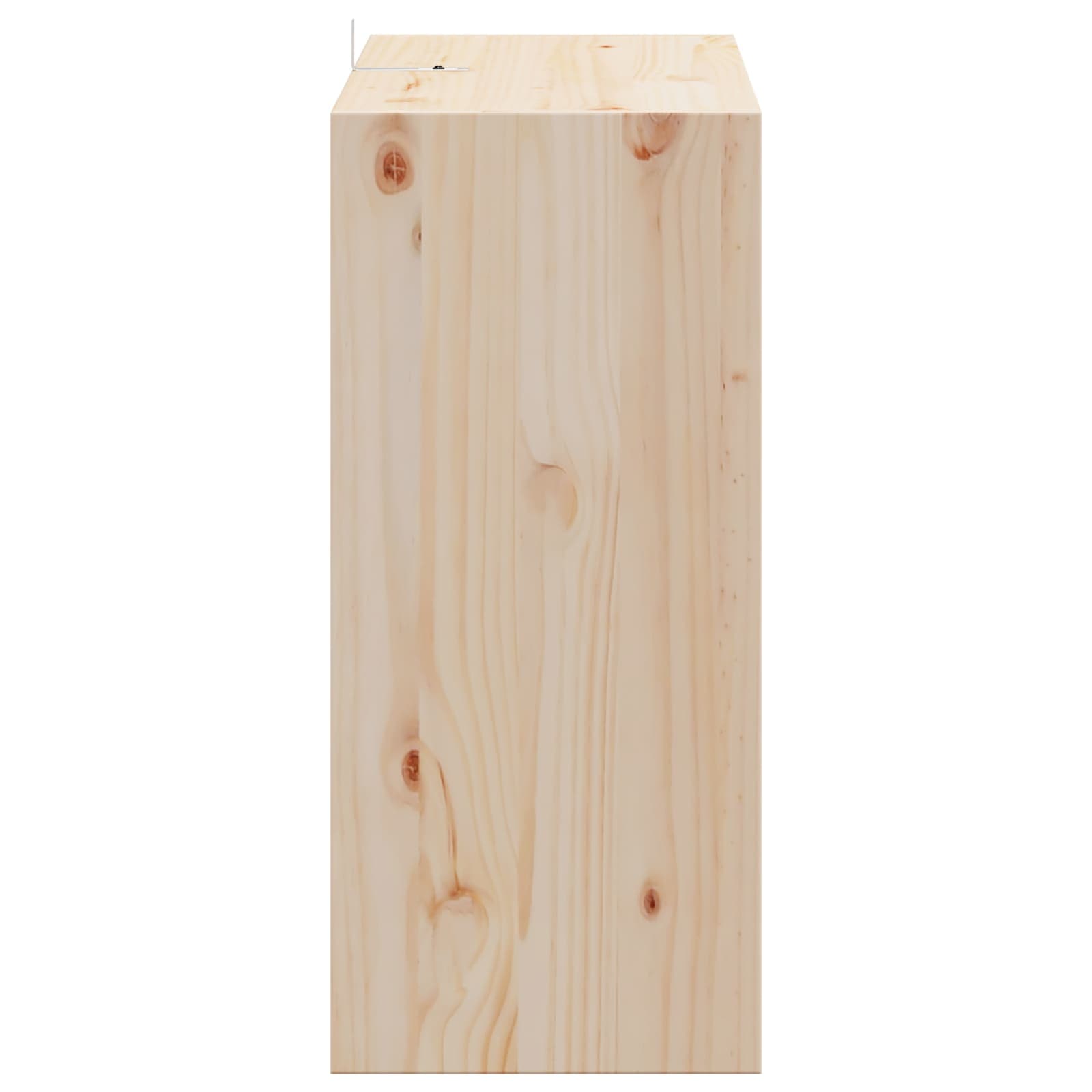 Étagère à vin 2 pcs Naturel 56 x 25 x 56 cm Pin massif - XIOS