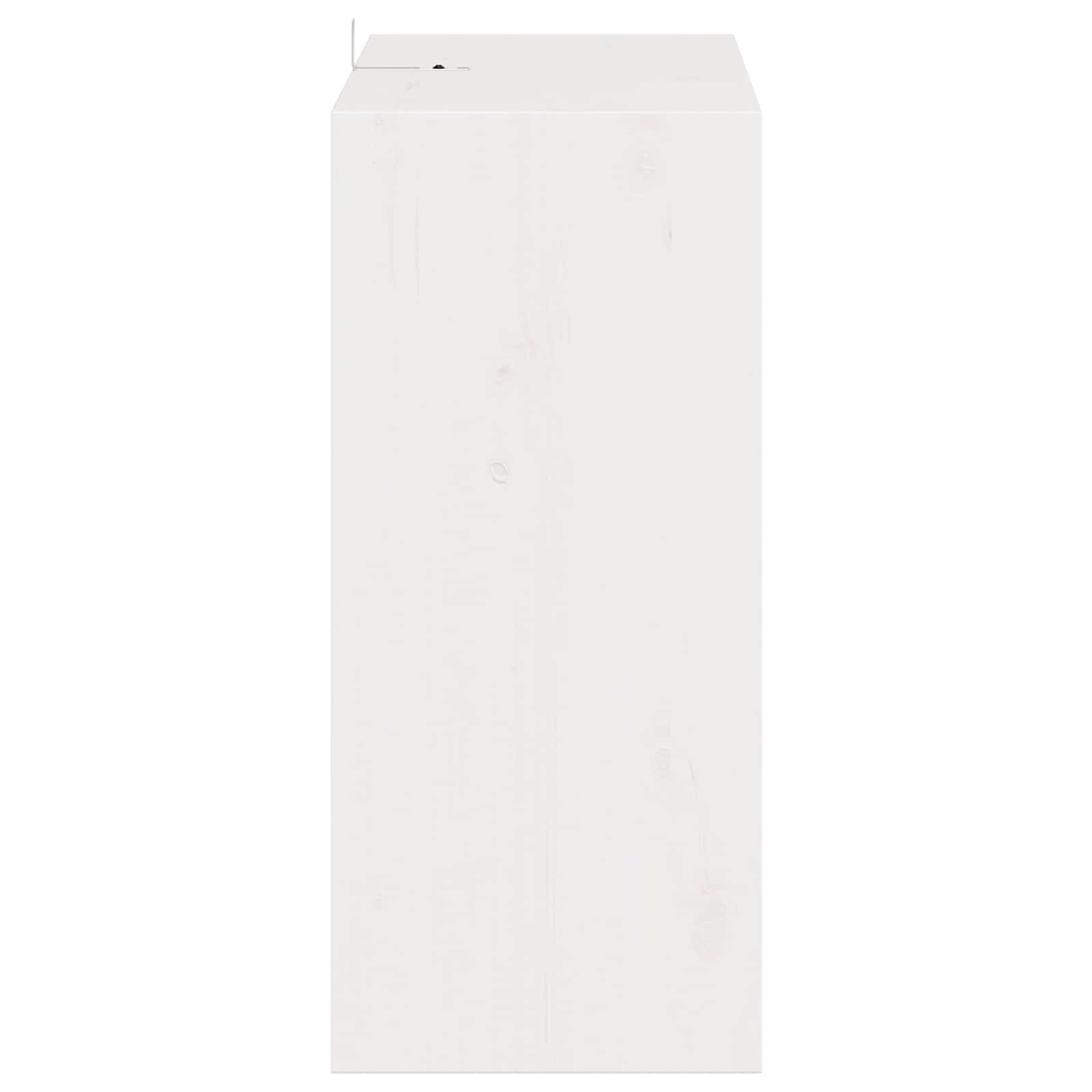 Étagère à vin 2 pcs Blanc 56 x 25 x 56 cm Pin massif - XIOS