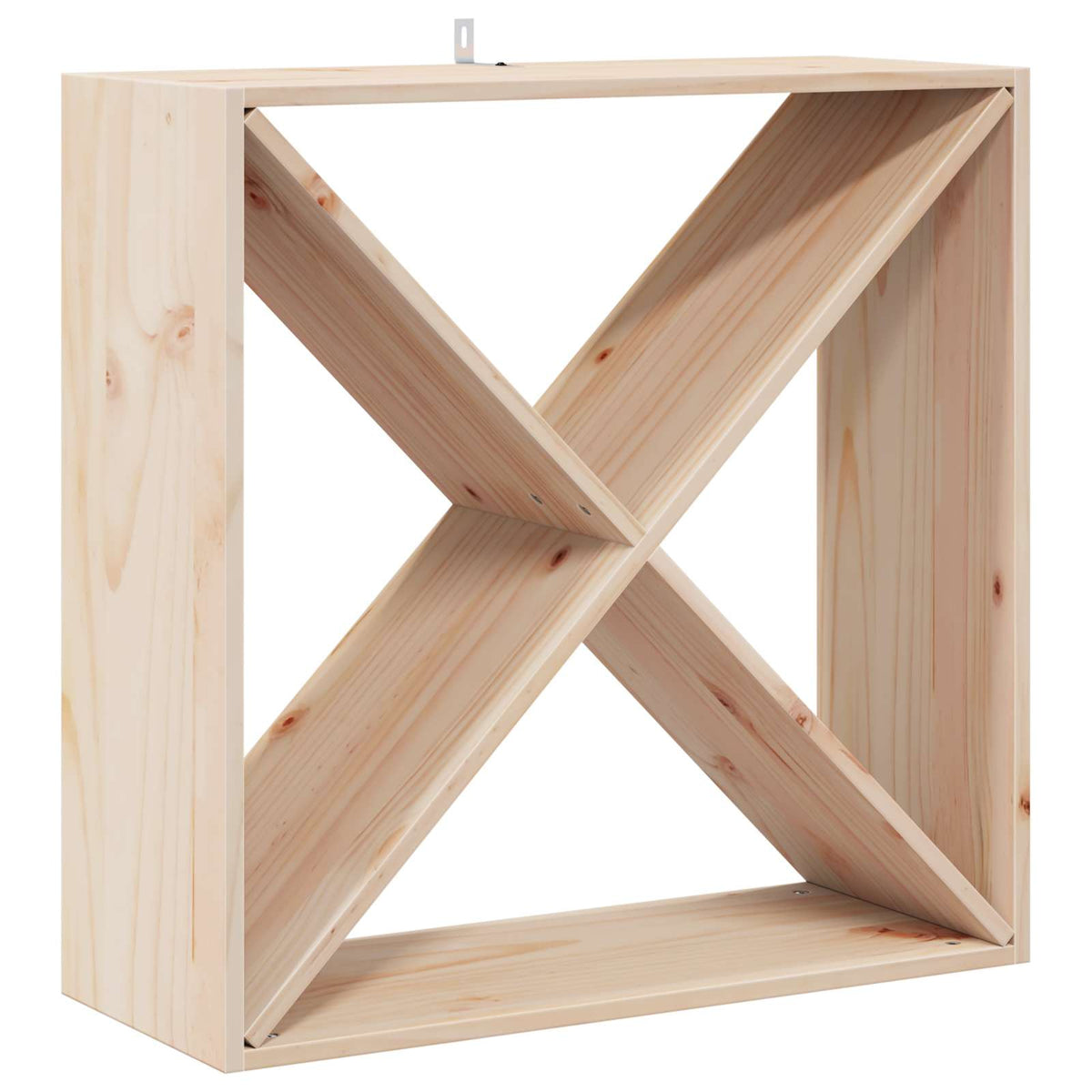 Étagère à vin 4 pièces Naturel 62 x 25 x 62 cm Pin massif - XIOS