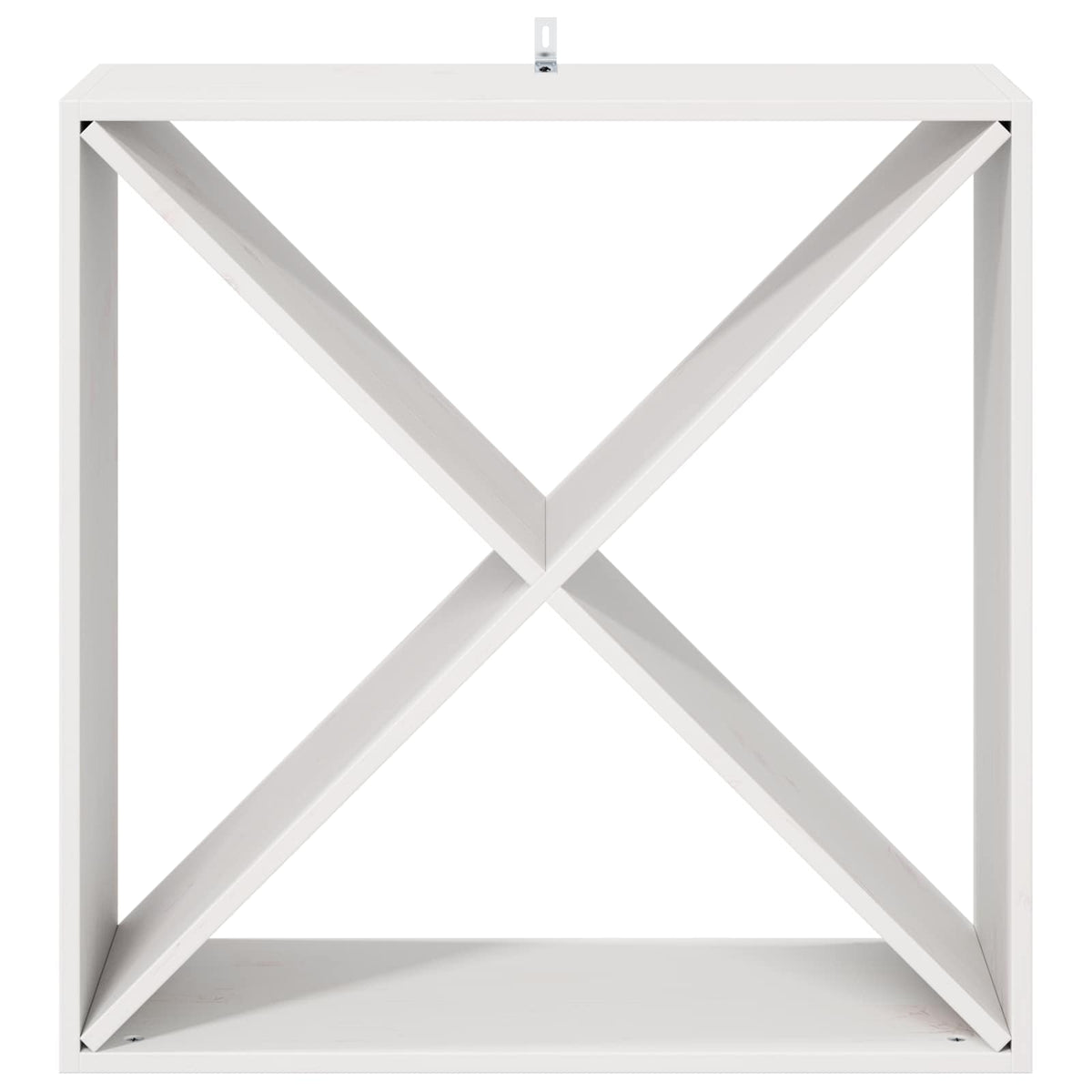 Étagère à vin 4 pièces Blanc 62 x 25 x 62 cm Pin massif - XIOS