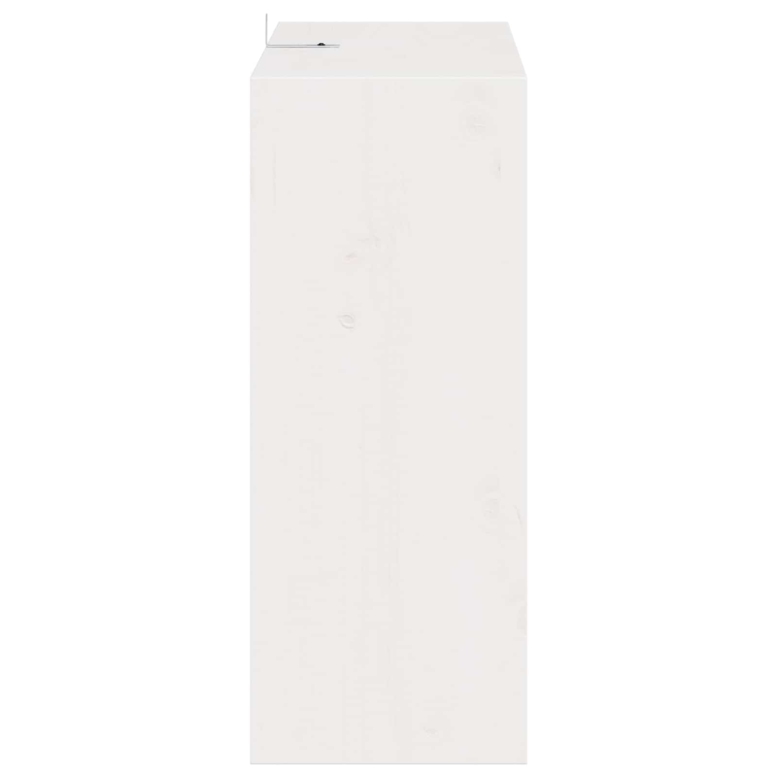 Étagère à vin 2 pcs Blanc 62 x 25 x 62 cm Pin massif - XIOS