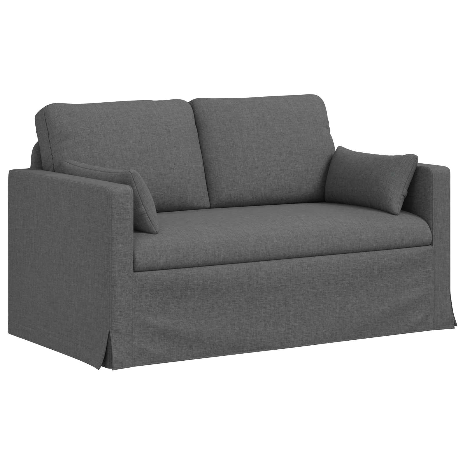Ensemble de Canapés 2 pcs Gris foncé 139 x 78 x 80 cm tissu - XIOS