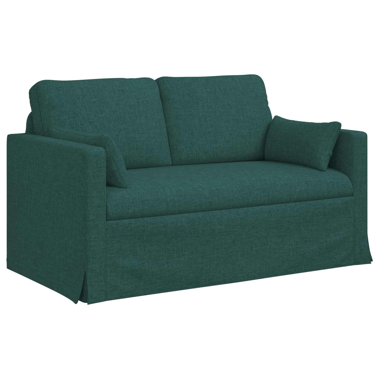 Ensemble de Canapés 2 pcs Vert foncé 139 x 78 x 80 cm tissu - XIOS