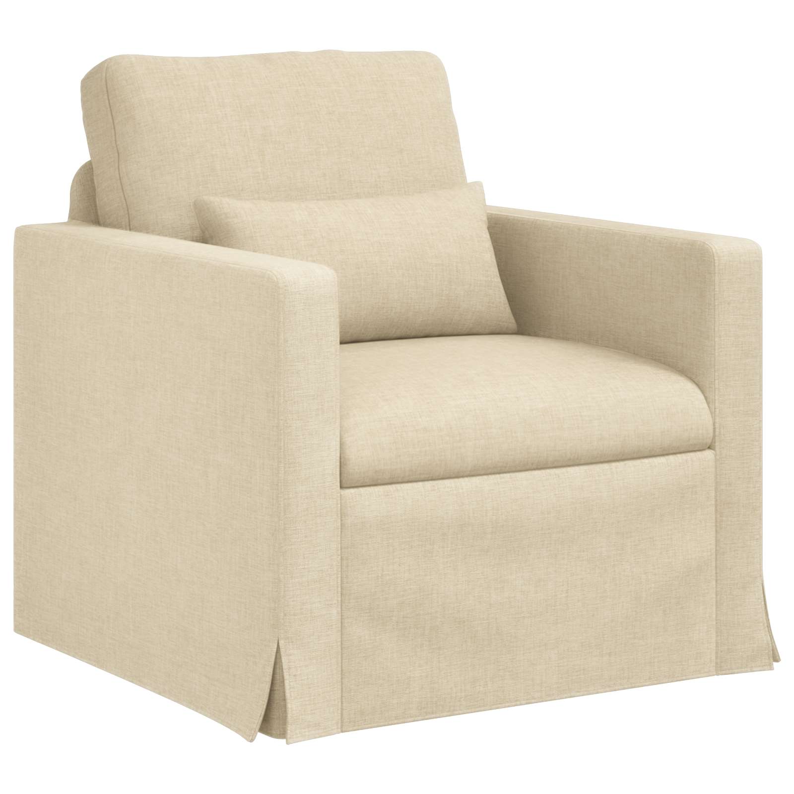 Ensemble de Canapés 2 pcs Crème 139 x 78 x 80 cm tissu - XIOS